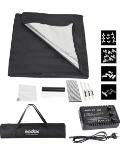 GODOX LST80 MINI STUDIO BOX 80X80X80 CM DIFFUSION BOX CON 3 LED 2