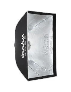 Softbox a chiusura rapida 60x90cm con griglia a nido d'ape 2