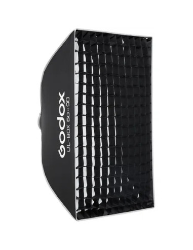 Softbox a chiusura rapida 60x90cm con griglia a nido d'ape