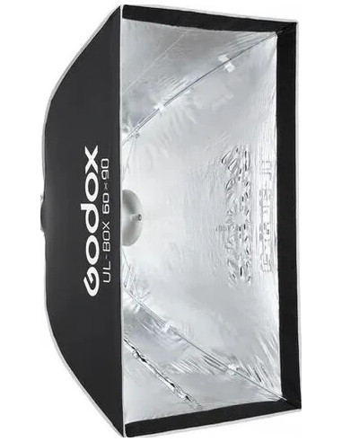 Softbox a chiusura rapida 60x90cm con griglia a nido d'ape