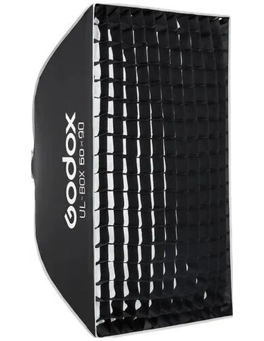 Softbox a chiusura rapida 60x90cm con griglia a nido d'ape