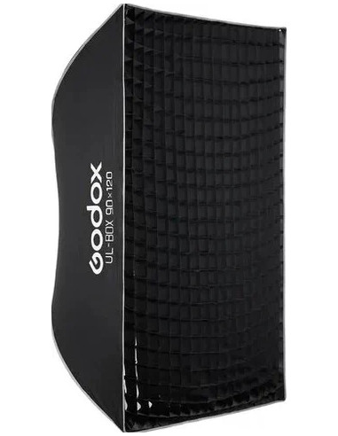 Softbox a chiusura rapida 90x120cm con griglia