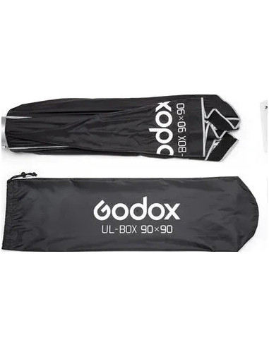 Softbox a chiusura rapida 90x90cm con griglia