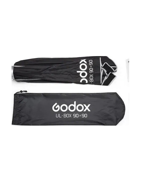 Softbox a chiusura rapida 90x90cm con griglia