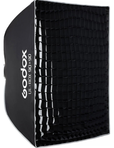 Softbox a chiusura rapida 90x90cm con griglia