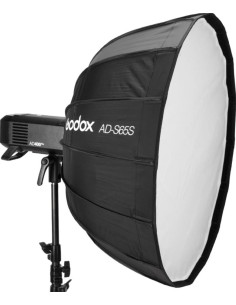 GODOX SOFTBOX 65CM SILVER AD-S65S X AD300PRO X AD400PRO ATTACCO PROPRIETARIO 2