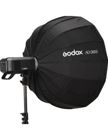 GODOX SOFTBOX 65CM SILVER AD-S65S X AD300PRO X AD400PRO ATTACCO PROPRIETARIO