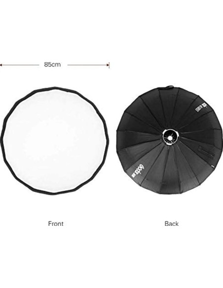 Softbox AD-S85S 85cm Argento per AD400PRO