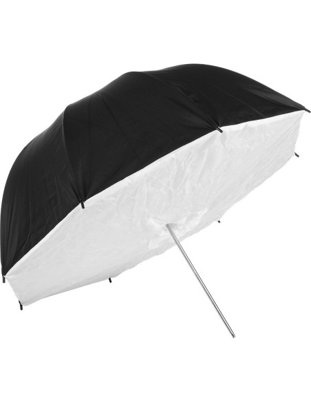 UB-010-40" Ombrello 101cm Bianco/Nero Con Diffusore