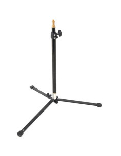 GODOX STATIVO 90F FOLDABLE FLOOR LIGHT STAND ALU, (DIAM 22,4-19 / MAX H 87CM, CHIUSO 9CM, PESO 1,2KG, CARICO 3KG)