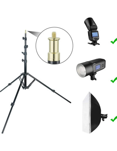 Stativo 210F per lampade da studio e flash