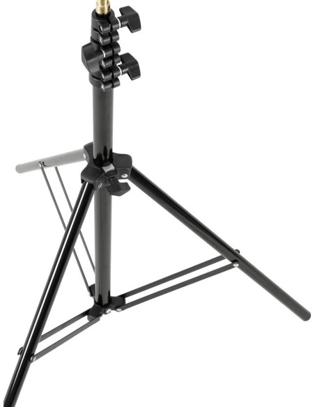 GODOX STATIVO 240F LIGHT STAND ALU (DIAM 25,7-22,4-19-16 GAMBE 19, MAX H 240CM, CHIUSO 68CM, PESO 1,3KG, CARICO 2KG)