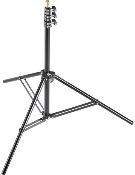 GODOX STATIVO 240F LIGHT STAND ALU (DIAM 25,7-22,4-19-16 GAMBE 19, MAX H 240CM, CHIUSO 68CM, PESO 1,3KG, CARICO 2KG)