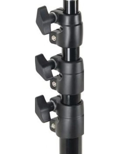 GODOX STATIVO 300F LIGHT STAND ALU (DIAM 29,1-25,7-22,4-19 GAMBE 19, MAX H 300CM, CHIUSO 86CM