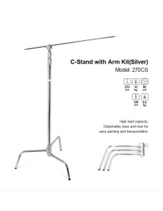 Stativo A Giraffa 270CS C-STAND Arm Kit Silver Iron
