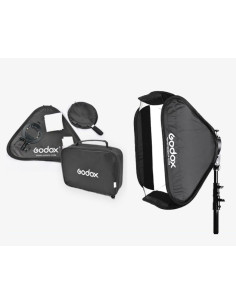 Staffa Speedlite S2 per flash con attacco Bowens con softbox 60cm e borsa