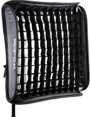 GODOX S2 SPEEDLITE BRACKET KIT CON SOFTBOX 60CM CON GRIGLIA E BORSA (ATTACCO BOWENS)/V1