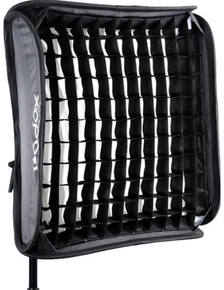 GODOX S2 SPEEDLITE BRACKET KIT CON SOFTBOX 60CM CON GRIGLIA E BORSA (ATTACCO BOWENS)/V1