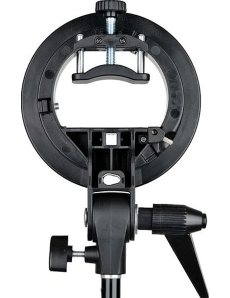 GODOX S2 SPEEDLITE BRACKET KIT CON SOFTBOX 60CM CON GRIGLIA E BORSA (ATTACCO BOWENS)/V1