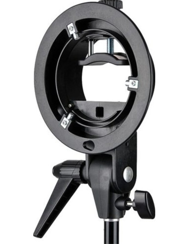 GODOX S2 SPEEDLITE BRACKET KIT CON SOFTBOX 60CM CON GRIGLIA E BORSA (ATTACCO BOWENS)/V1