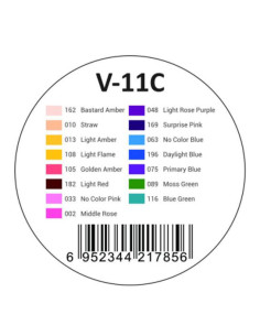 GODOX KIT GELATINE COLORATE 11C PER V1