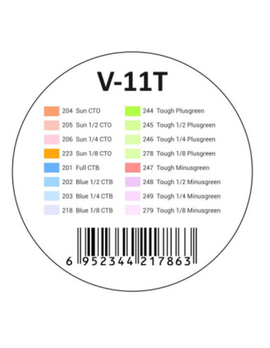 Kit Gelatine Colorate 11T Per V1