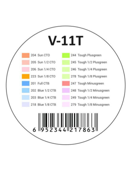 Kit Gelatine Colorate 11T Per V1