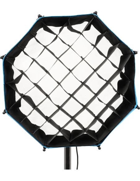 Softbox ottagonale a chiusura rapida 40cm con griglia, Attacco FM