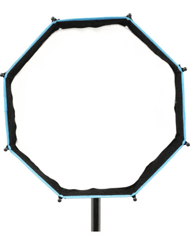 Softbox ottagonale a chiusura rapida 40cm con griglia, Attacco FM