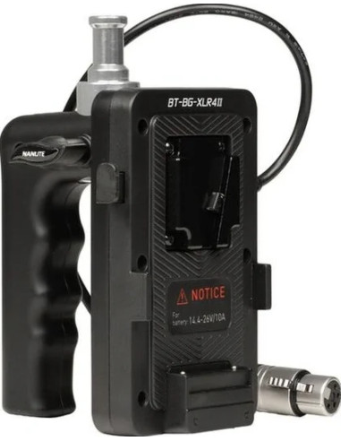 Battery Grip per V-Mount con 4 Pin XLR per Forza 150 e FC120B