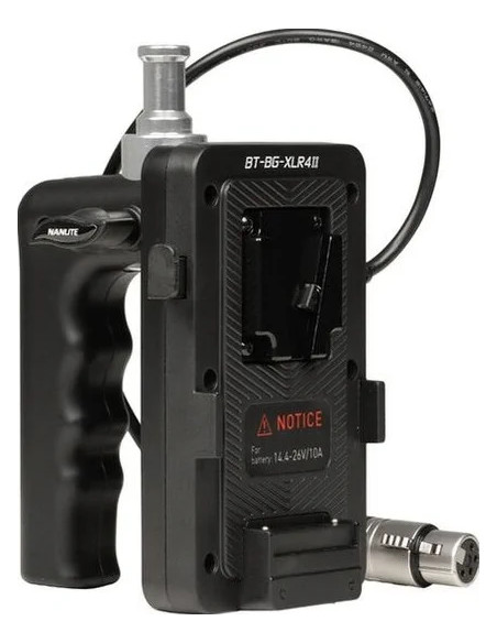 Battery Grip per V-Mount con 4 Pin XLR per Forza 150 e FC120B