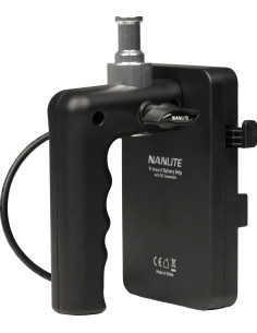NANLITE BATTERY GRIP PER V-MOUNT CON DC CONNECTOR PER FORZA 60 2