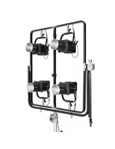 Frame per 4 luci EVOKE con perno Junior