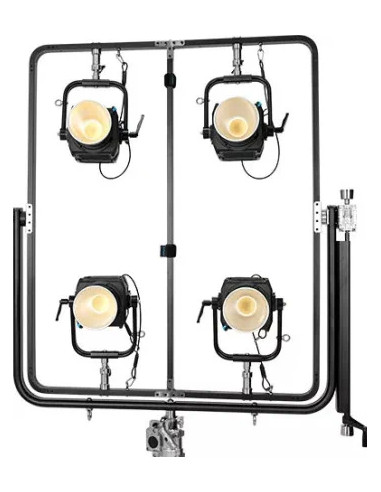 Frame per 4 luci EVOKE con perno Junior