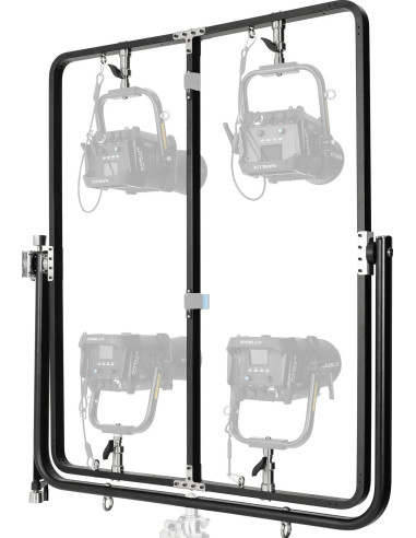 Frame per 4 luci EVOKE con perno Junior