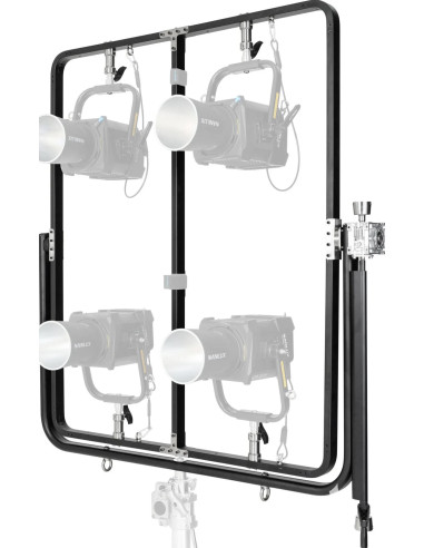 Frame per 4 luci EVOKE con perno Junior