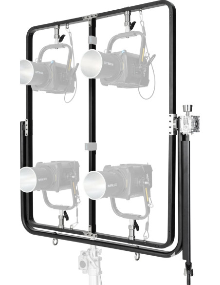 Frame per 4 luci EVOKE con perno Junior