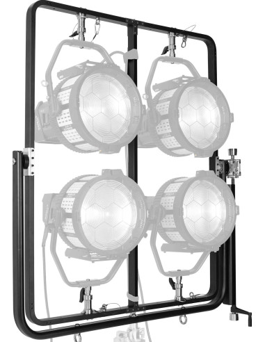 Frame per 4 luci EVOKE con perno Junior