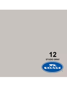 SAVAGE FONDALE  2,72X11M COLORE 12 STUDIO GRAY SEAMLESS PAPER