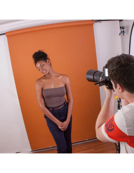 Fondale in cartoncino Sienna 2,72 x 11 metri