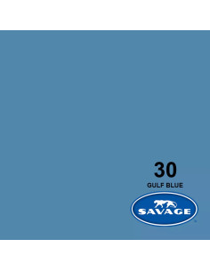 SAVAGE FONDALE  2,72X11M COLORE 30 GULF BLUE SEAMLESS PAPER