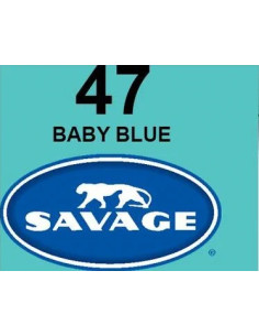 SAVAGE FONDALE  2,72X11M COLORE 47 BABY BLUE SEAMLESS PAPER 2