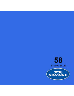 SAVAGE FONDALE  2,72X11M COLORE 58 STUDIO BLUE SEAMLESS PAPER
