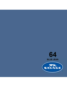 SAVAGE FONDALE  2,72X11M COLORE 64 BLUE JEAN SEAMLESS PAPER