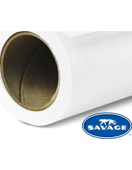 SAVAGE FONDALE  2,72X11M COLORE 66 PURE WHITE SEAMLESS PAPER
