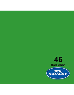 SAVAGE FONDALE  3,56X32M COLORE 46 TECH GREEN SEAMLESS PAPER