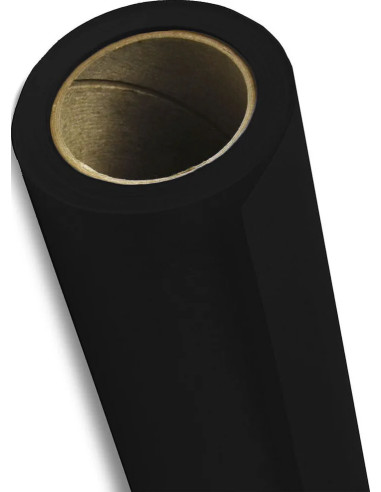 Fondale in cartoncino nero  1,34 x 11 metri