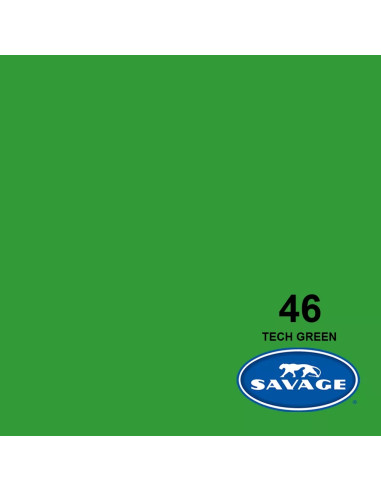 Fondale in cartoncino Tech Green 1,34 x 11 metri