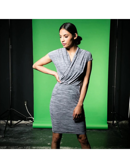 Fondale in cartoncino Tech Green 1,34 x 11 metri