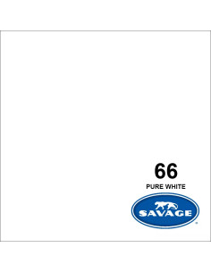 SAVAGE FONDALE  1,35X11M COLORE 66 PURE WHITE SEAMLESS PAPER
